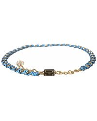 Dolce & Gabbana - Braided Brass Chain Waist Belt - Lyst
