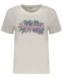 Pepe Jeans - White Cotton 's T - Lyst