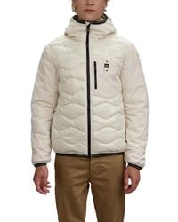 Blauer - White Polyamide Shell Jacket - Lyst