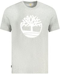 Timberland - Grigio Cotton Men T - Lyst