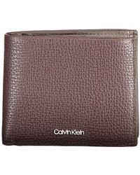 Calvin Klein - Leather Wallet - Lyst