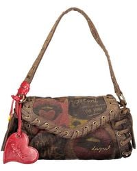 Desigual - Brown Cotton 's Bag - Lyst