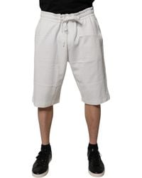 Dolce & Gabbana - Cotton Sweatmen's Bermuda Shorts - Lyst