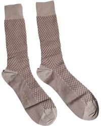 Dolce & Gabbana - Geometric Pattern Crew Socks - Lyst