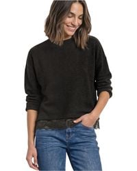 Street One - Brown Polyester Long Sleeve T - Lyst