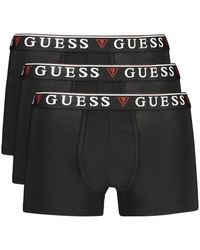 Guess - Black Cotton Men Underwear - Lyst