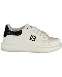 Laura Biagiotti - White Polyurethane Sneaker - Lyst