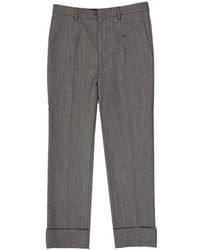 Prada - Straight Trousers - Lyst