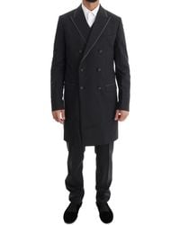 Dolce & Gabbana - Wool Stretch 3 Piece Two Button Suit - Lyst