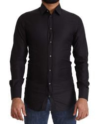 Dolce & Gabbana - Cotton Slim Fit Dress Shirt - Lyst