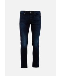Gas - Blue Cotton Slim Fit Jeans - Lyst