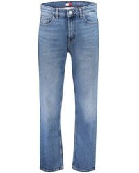 Tommy Hilfiger - Blu Cotton Men Jeans - Lyst
