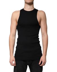 Dolce & Gabbana - Ribbed Tank Top Tsh87448 - Lyst