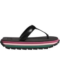 Dolce & Gabbana - Multicolor Rubber Chunky Flip Flop Shoes - Lyst