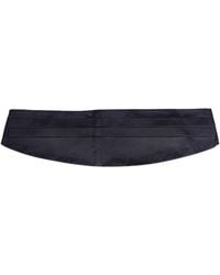 Dolce & Gabbana - Dark Blue 100% Silk Belt Waist Cummerbund - Lyst