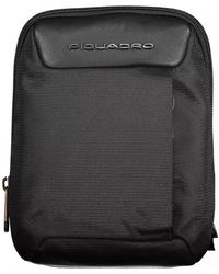 Piquadro - Sleek Recycled Material Shoulder Bag - Lyst