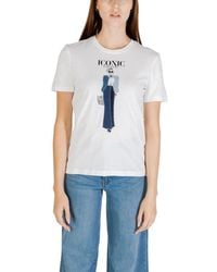 ONLY - Organic Cotton T-Shirt - Lyst