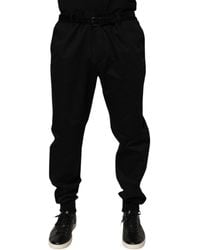 Dolce & Gabbana - Cotton Stretch Casual Trouser Pants - Lyst