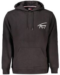 Tommy Hilfiger - Black Cotton Men Sweater - Lyst