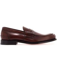 Church's - Leather Apron Split-Toe Loafers for Men - Lyst