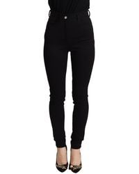 Dolce & Gabbana - Elegant High-Waisted Slim Fit Pant - Lyst