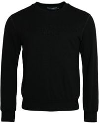 Dolce & Gabbana - Cotton Long Sleeves Sweatshirt Sweater - Lyst