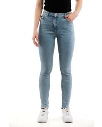 Moschino - Multicolor Cotton Skinny Jeans - Lyst