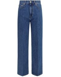 DARKPARK - Blue Cotton Relaxed Fit Jeans - Lyst
