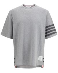 Thom Browne - Gray Cotton Sportswear - Lyst