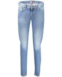 Tommy Hilfiger - Blue Cotton 's Slim Jeans - Lyst