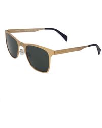 Italia Independent - Gold Metal Sunglasses - Lyst