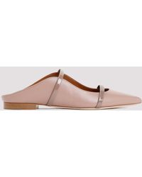 Malone Souliers - Nude Leather Maureen Flats - Lyst