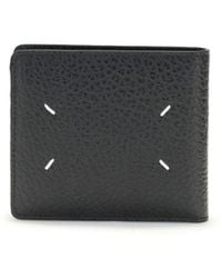 Maison Margiela - Black Calf Leather Bos Taurus Wallet - Lyst