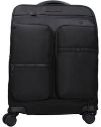 Piquadro - Black Fabric Luggage And Travel - Lyst