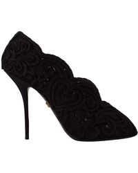 Dolce & Gabbana - Elegant Lace Stiletto Heels - Lyst