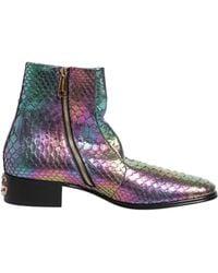 Dolce & Gabbana - Multicolor Chelsea Short Ankle Boots Shoes - Lyst