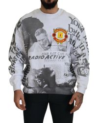 MSGM - Cotton Crewneck Pullover Sweatshirt Sweater - Lyst