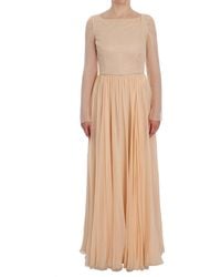 Dolce & Gabbana - Silk Ball Gown Full Length Dress - Lyst