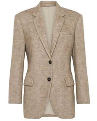 Brunello Cucinelli - Monili-Embellished Blazer - Lyst