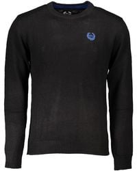 Gianmarco Venturi - Black Cotton Men's Sweater - Lyst