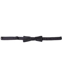 Dolce & Gabbana - Polka Dot Silk Adjustable Neck Papillon Bow Tie - Lyst