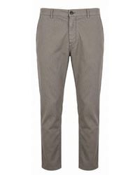 Trussardi - Grey Cotton Men Trouser - Lyst