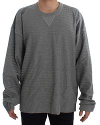 Dolce & Gabbana - Elegant Silk Crewneck Pullover Sweater - Lyst