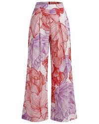 Malo - Red Cotton Pants - Lyst