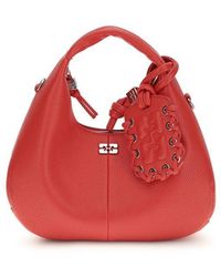 Ganni - Multicolor Recycled Polyester Shoulder Bag - Lyst