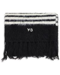Y-3 - Black Recycled Polyamide Scarf - Lyst