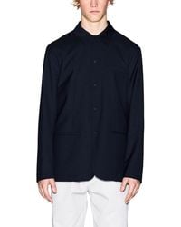 ARMANI EXCHANGE - Black Polyester Blazer - Lyst