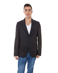 Calvin Klein - Gray Wool Jacket - Lyst