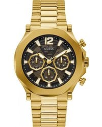 Guess - Gold Stainless Steel Watch - Lyst