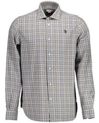 U.S. POLO ASSN. - Gray Cotton Men Shirt - Lyst